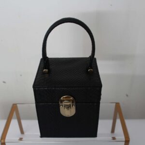 Black Crock Embossment Leather